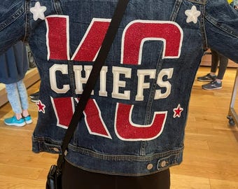 Jaqueta Jeans Custom Chiefs