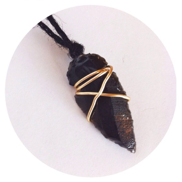 DRAGONGLASS ARROW Necklace - a homage to Game of Thrones / ASOIAF