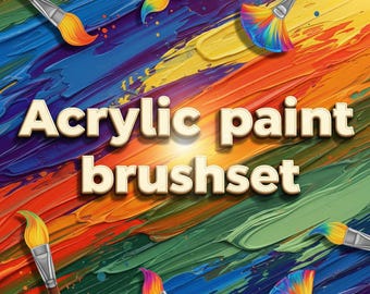 Ensemble de pinceaux pour peinture acrylique, lot de traits sur toile réalistes, kit de peinture acrylique, pinceaux acryliques expressifs, ensemble de pinceaux pour art acrylique, pinceaux pour texture
