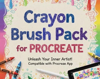 Pack de crayons de couleur pour procréer, lot de pinceaux Caryon Little Artist, lot de pinceaux Caryon dream, lot de textures de crayons de couleur griffonnage et dessin, pinceaux Caryon colorplay