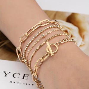 Five Mixed Bracelets Set
