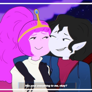 Adventure Time Bubbline digital art
