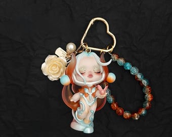 手作りスカルパンダキーホルダー - Etsy 日本