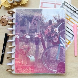 BIG Happy Planner Cover Set, Happy Notes Notebook and More : Boho Bicycle