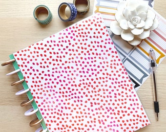 Happy Planner Cover Set | Disc Bound Planners | Happy Notes Notebook & More | Abstract Watercolor
