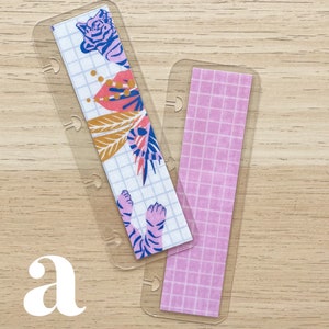 Laminated Bookmark | Page Finder for Happy Planner & Disc Bound Planners + Notebooks | 2 Pack
