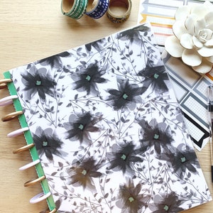Ensemble de couverture Happy Planner | Planificateurs liés au disque | Happy Notes Notebook & Plus d&#39;| Jardin de nuit