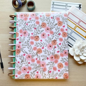 ROSE GOLD FOIL Happy Planner Cover   | Disc Bound Planners | Happy Notes Notebook & More |  Pretty in Pink