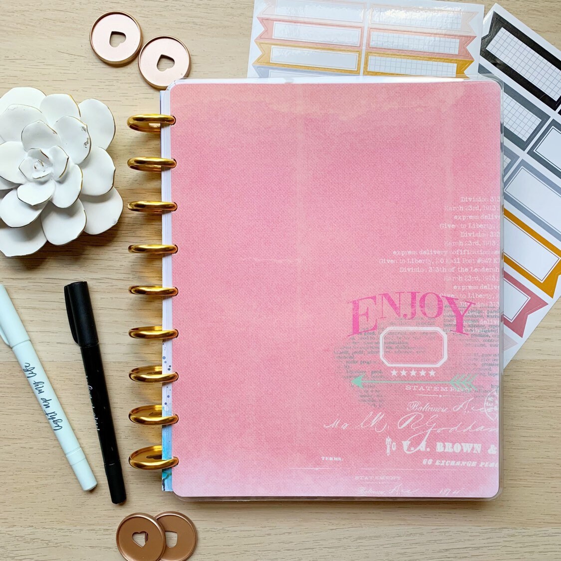 Classic Happy Planner Cover Disc Bound Cover For planners Etsy Classic happy planner cover disc bound cover for planners etsy