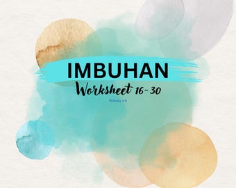 Malay Language Worksheet - Imbuhan 16 to 30