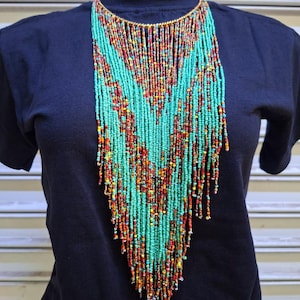 マサイ族のネックレス　（大きい） Maasai bead necklace - Etsy 日本