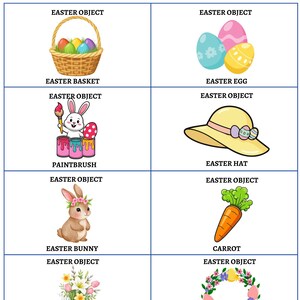 Easter Charades, Printable Game for Easter Party or Classroom