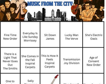 Bingo musical de Manchester: Fiesta del britpop (descarga digital)