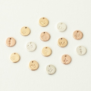 Add a 6mm Disc (1/4 inch disc) to your necklace