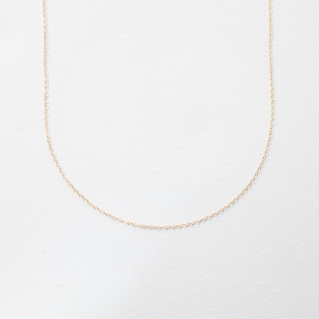 Simple Chain Necklace - Layering Necklace - Necklace Gift - Etsy