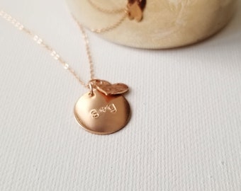 Mr and Mrs Necklace Relationship Necklace - Wedding Necklace - Wedding Gift - Bridal Gift - Love Necklace -Wife Gift-Gifts for Her Rose Gold