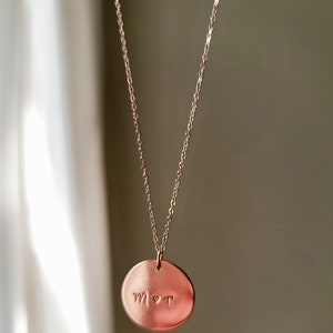 Mr and Mrs Necklace Relationship Necklace Wedding Necklace Wedding Gift Bridal Gift Love Necklace Wife Gift-Gifts for Her Rose Gold image 6