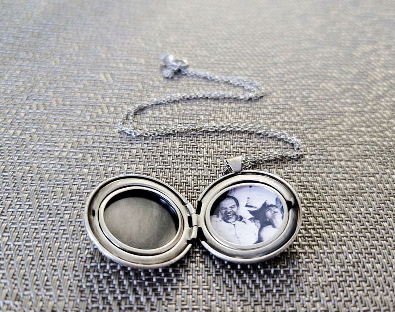 Locket Photo Upgrade Add a photo to your locket Remembrance Locket Add a picture to a locket Photo locket Picture Locket Necklace image 4