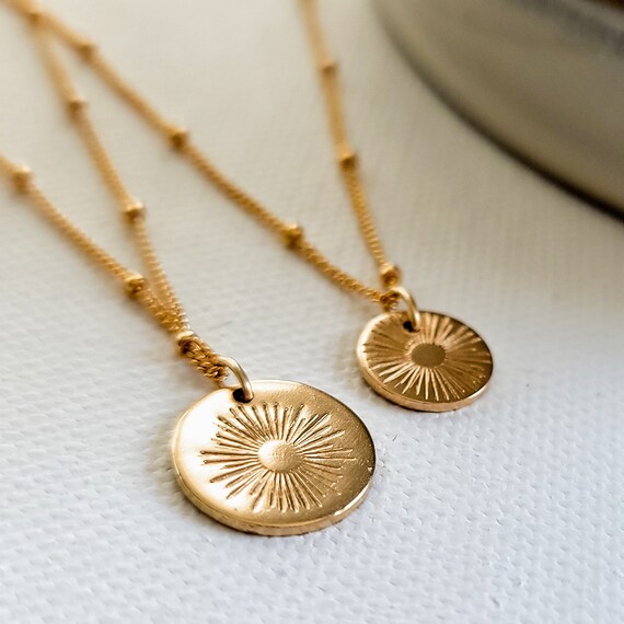 Sunburst Necklace Sunshine Necklace 