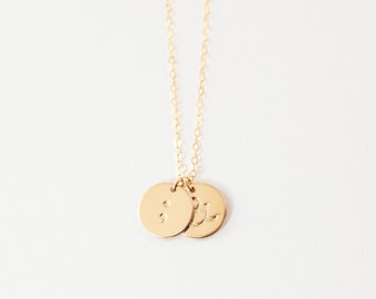 Puntkomma ketting - eerste schijf 13 mm (1/2 inch) ketting - geestelijke gezondheid bewustzijn ketting - geestelijke gezondheid bewustzijn sieraden-gepersonaliseerd