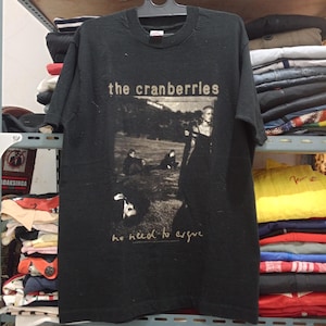 Vintage The Cranberries T-Shirt No Need To Argue 95 Tour Promo Band Concert Music Shirt