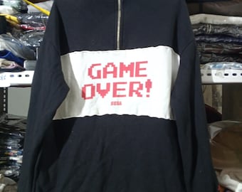 Vintage Sega Game Sweaters Japanes Promo Product Gaming Size M