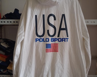 Vintage 90s Polo Sport by Ralph Lauren Big Logo Hat Cap Spell Out