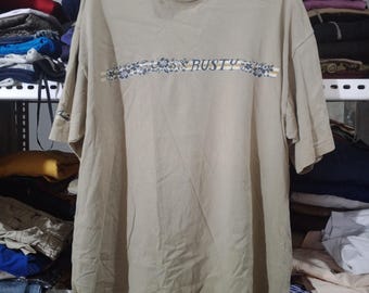 ¡¡¡RARA!!! Camiseta vintage de los 90 con estampado hawaiano oxidado, hecha en EE. UU., talla L, costura simple.