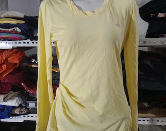Vintage Vivienne Westwood Anglomania Asymmetrical Dress Yellow Poly Cotton Size 38