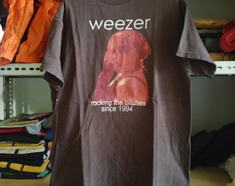 Weezer Band T-shirt: 90s Alt Rock Concert Tour Merch Officially
