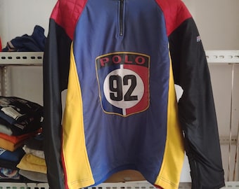 Vintage Polo Ralph Lauren 92 Polo Racing Prl 1 Polo Ski Wear Polo Stadium Size M