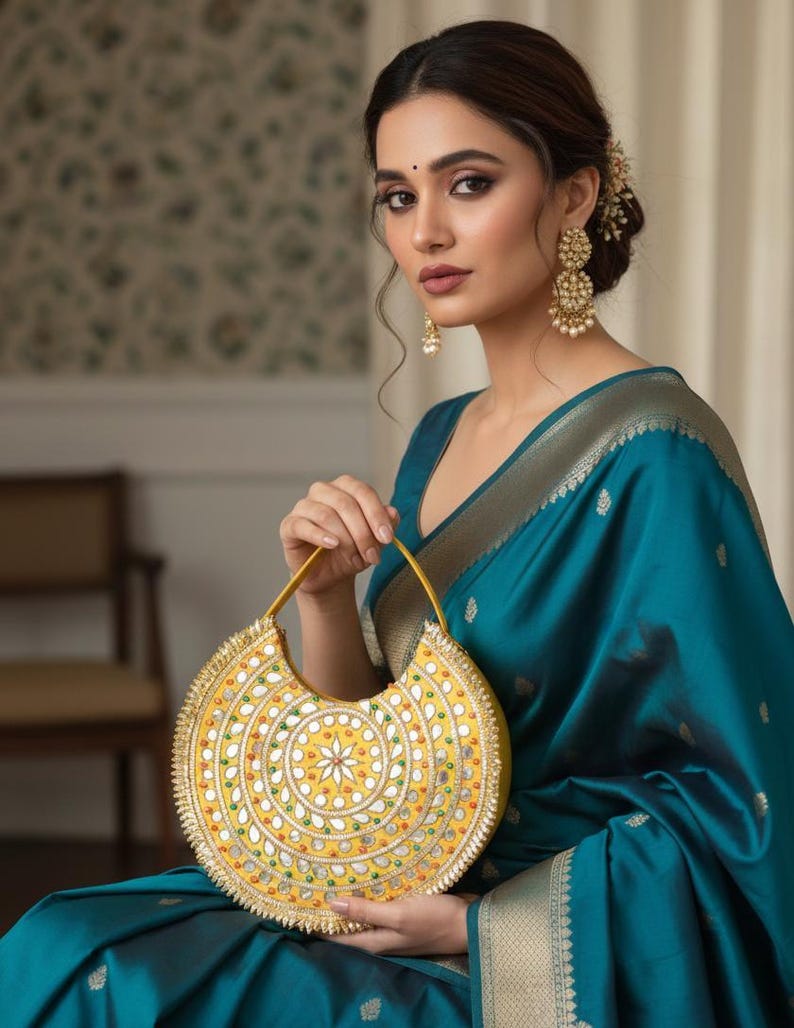 Indian bridesmaid clutch bag perfect for wedding gifts