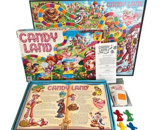Vintage 1978 Milton Bradley Candy Land Board Game Nostalgia Kids