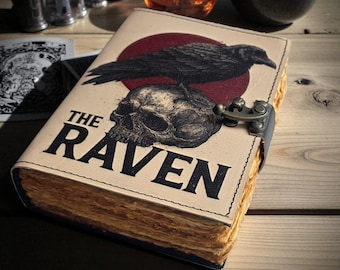 The Raven Leather Journal: Gothic Grimoire Book of Shadows