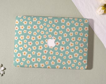 Green Floral MacBook Case 2025 New Mac Laptop Case for Macbook Pro 14 A3434 M5,Air 15/13/11 Macbook Pro 13/15/14/16 2024 M4 2023 M3 M2