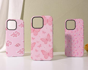 Fresh Pink Magsafe Glossy/Matte Soft Case for iPhone 17/16/15/14/13/12Pro,16 Plus/Pro Max,16e/Air,13 12 Mini,X/XS/XR SE,Lightweight Cover