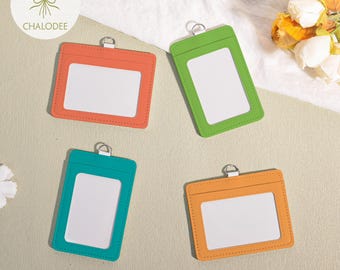 Solid Color Card Holder,Customized Nurse/Teacher/Doctor Lanyard Accessory,Soft Durable Card Protector,Name Card Holder,ID Card Holder,Gifts