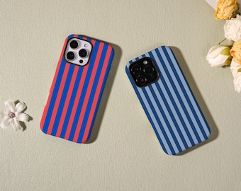 Colorful Stripes Magsafe Glossy/Matte Case for iPhone 17/16/15/14/13/12Pro,16 Plus/Pro Max,16e/Air,13 12 Mini,X/XS/XR SE,Lightweight Cover