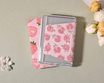 Étui Kindle personnalisé MagSafe transparent rose frais, Étui Kindle pour veilleuse/marche automatique pour Paperwhite 11/12/10, Étui Kindle Colorsoft, Cadeau pour elle