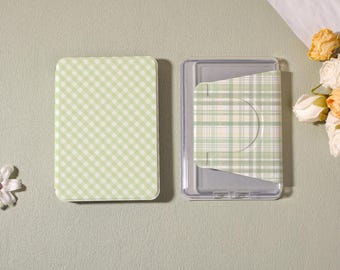 Fresh Green MagSafe Clear Kindle Custom Design Case,Kindle Auto Wake/Sleep Case for Paperwhite 12/11/10th,Kindle Colorsoft Case,Gift for Her