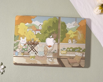 Cute Bunny Autumn MacBook Case 2025 New Mac Laptop Case for Macbook Pro 14 A3434 M5,Air 15/13/11 Macbook Pro 13/15/14/16 2024 M4 2023 M3 M2