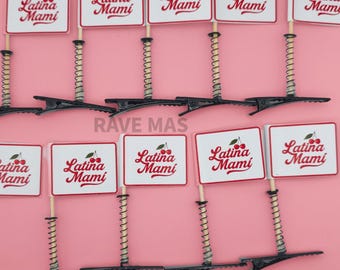 Latina Mami Rave Sprout Flags set of 10 - Festival Accessories- Rave Sprouts- Fun Sprouts