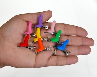 Mini Dicks Rave Trinkets set of 8- Festival Accessories- Sprouts 3D printed