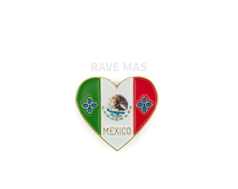 Mexico Heart Enamel pin