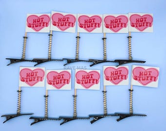 HOT STUFF! Rave Sprout Flags set of 10 - Festival Accessories- Rave Sprouts- Fun Sprouts