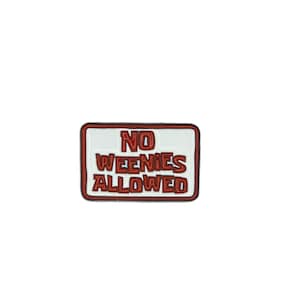 Not Allowed Soft Enamel Pin image 1