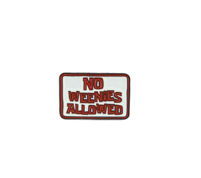 Not Allowed Soft Enamel Pin image 1