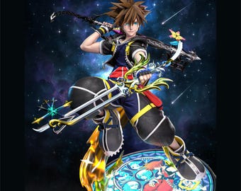 ソラ - キングダム ハーツ 2 | 14K | 複数のスケールをご用意 | 3D