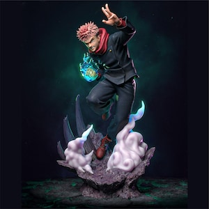 Itadori Sukuna STL | Jujutsu Kaisen 3D Printable Figure | Anime Statue Model | Digital Download Fanart