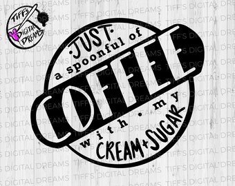 Download Coffee And Cream Svg Etsy